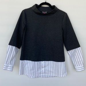 Vince Camuto Mock Neck Top